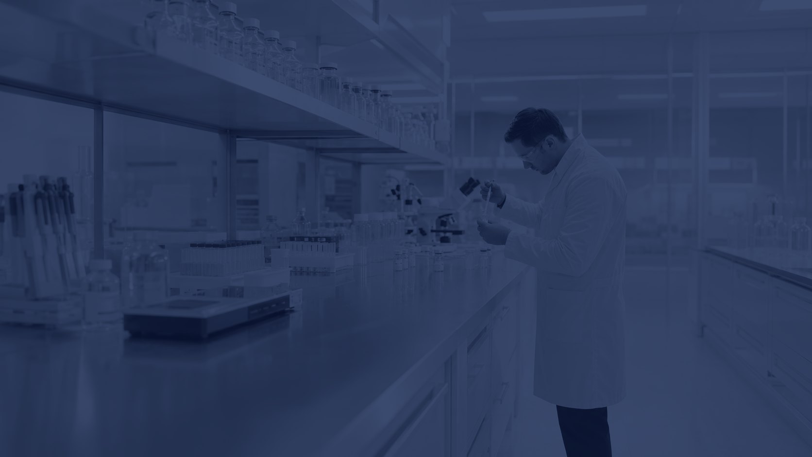 Wholesale research peptides — researcher working in a synthesis laboratory